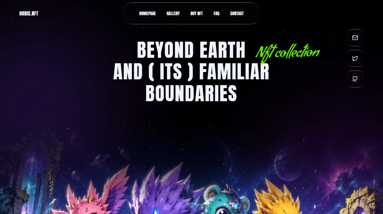 Orbis NFT Website